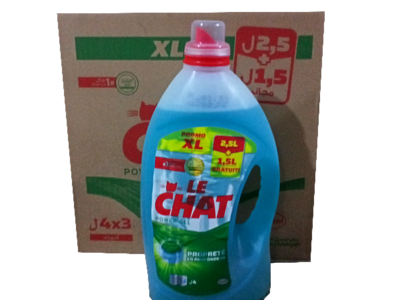 LE CHAT LIQUIDE PROMO 2,5 + 1.5 L x 3 4L