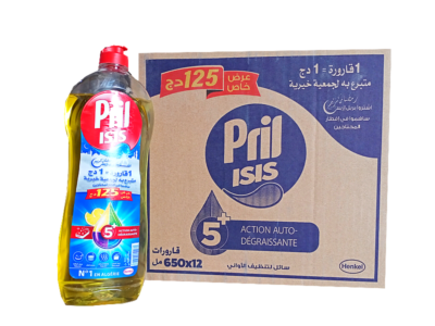 Pril ISIS 5+ 650ml x 12 Promo 125 DA